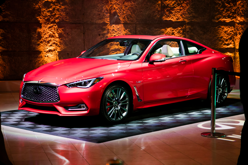 The sleek Infiniti Q60Derrick Davis